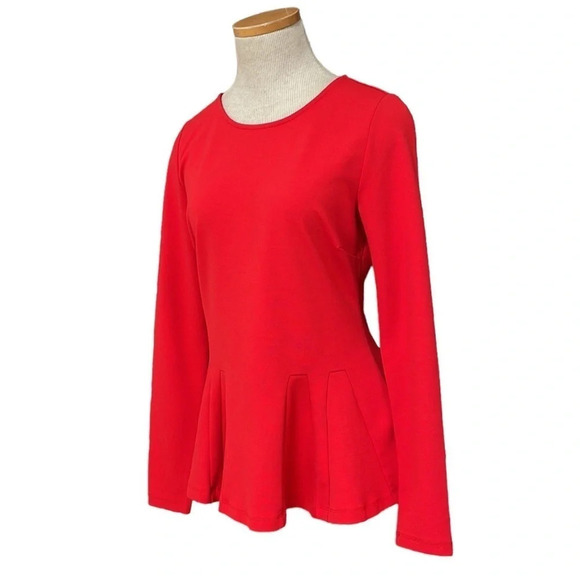 Philosophy Republic Clothing Tunic Pleated Blouse Red Size Small S - Picture 3 of 17